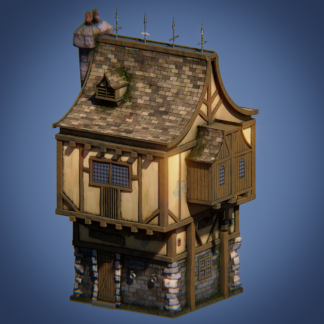 Medieval House 002 preview image 1